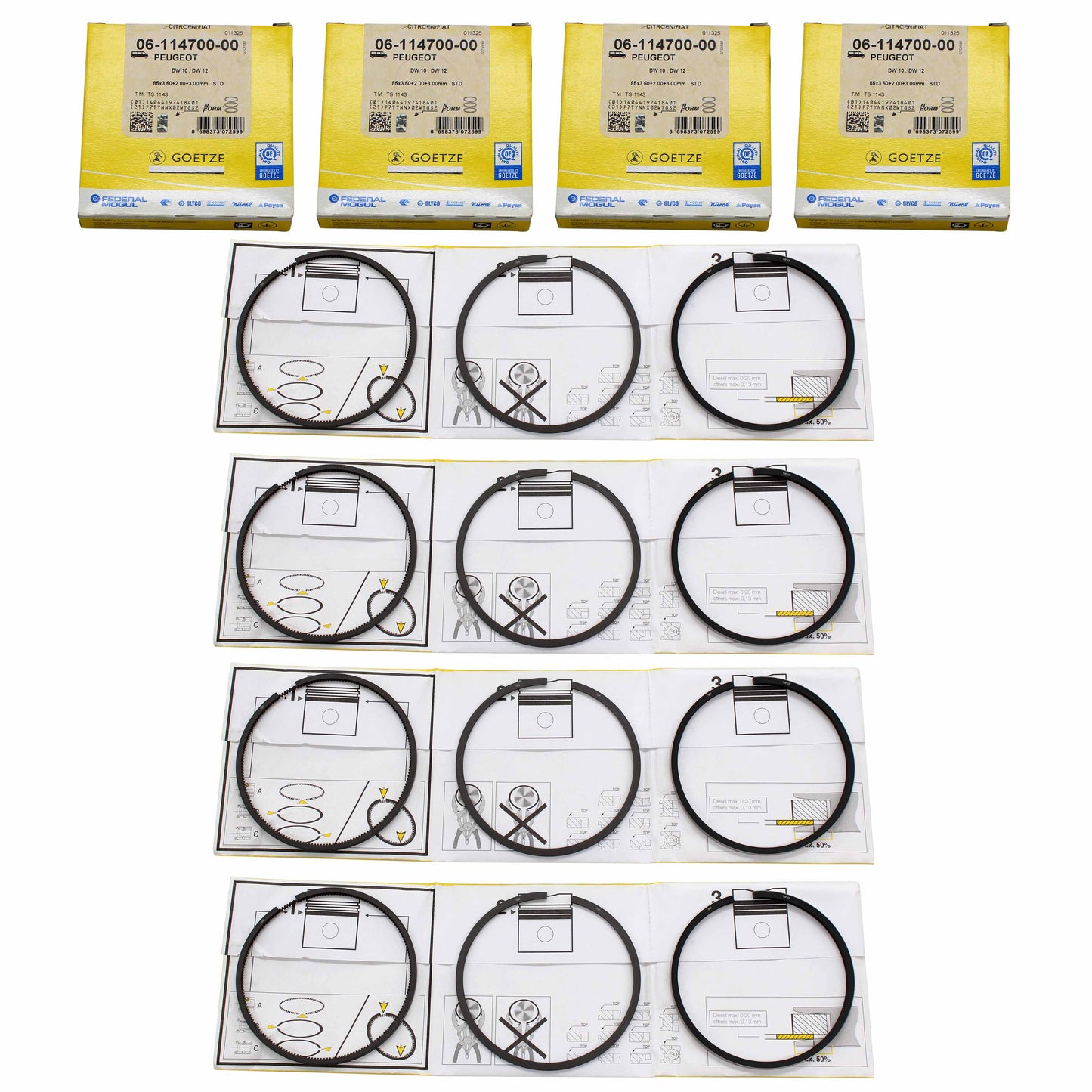 0640.P1, 0640.P2, 0640.48, 0640P1, 0640P2, 064048, MAHLE 03999N0, 06-114700-00, peugeot, partner, boxer, peugeot 206, peugeot 306, peugeot 406, partner segman takımı, boxer segman takımı, peugeot 206 segman takımı, peugeot 306 segman takımı, peugeot 406 segman takımı, partner sekman takımı, boxer sekman takımı, peugeot 206 sekman takımı, peugeot 306 sekman takımı, peugeot 406 sekman takımı