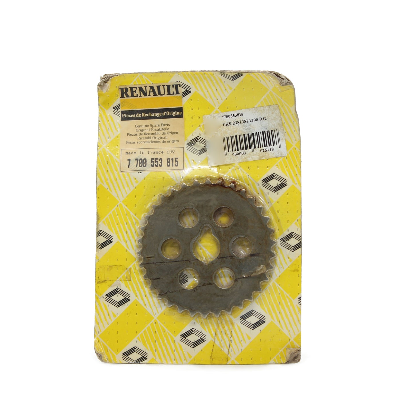 7700553815, renault 12 eksantrik dişlisi