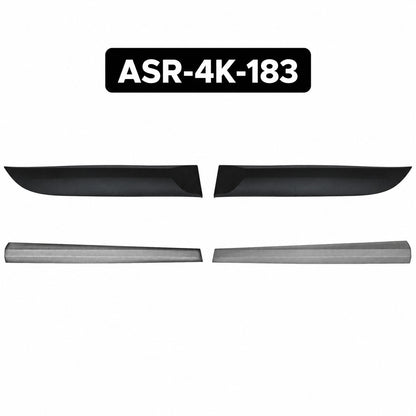 Renault Fluence Kapı Çıtası Bandı Takımı 4 Parça (Ön/Arka Sağ-Sol) Astar Boyalı - OEM 801868261R