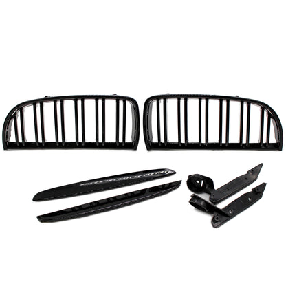 BMW S 3 E 90 Ön Sol Sağ Panjur Takımı Siyah - 51137120007