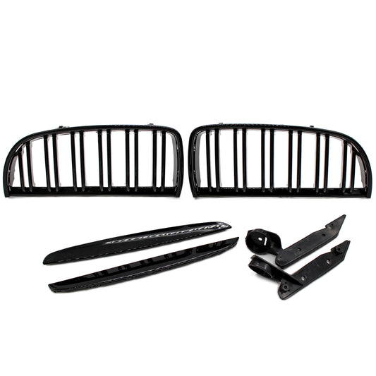 BMW S 3 E 90 Ön Sol Sağ Panjur Takımı Siyah - 51137120007
